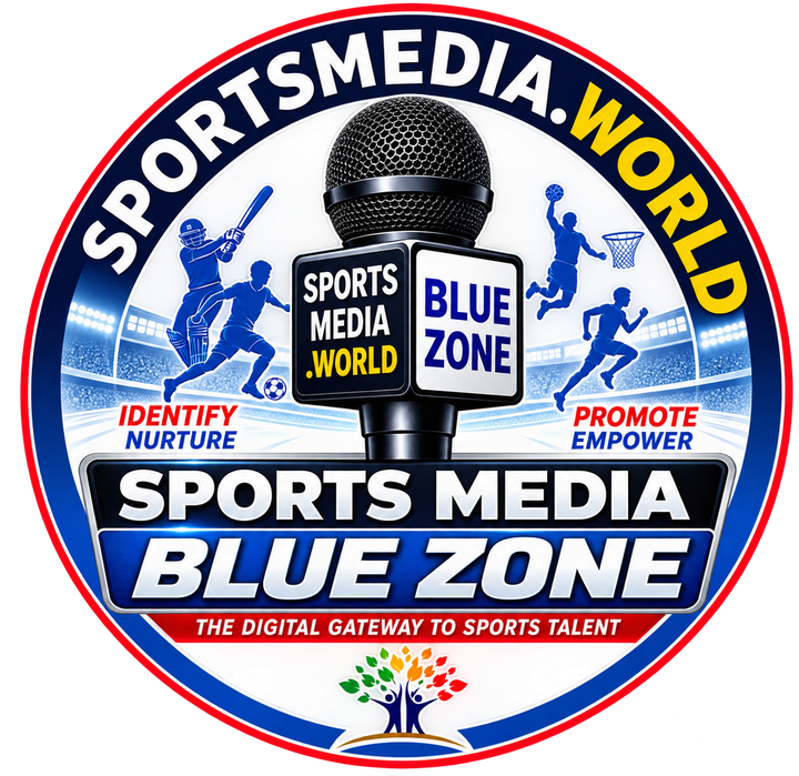 Sports Media Blue Zone Logo